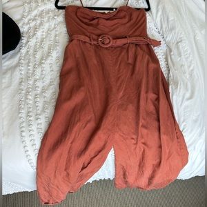 ASTR Rust Jumpsuit